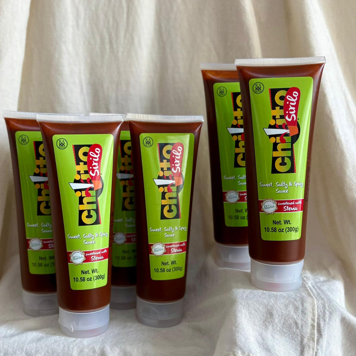 6 Tube Pack Chilito Sirilo Stevia 10.58 oz